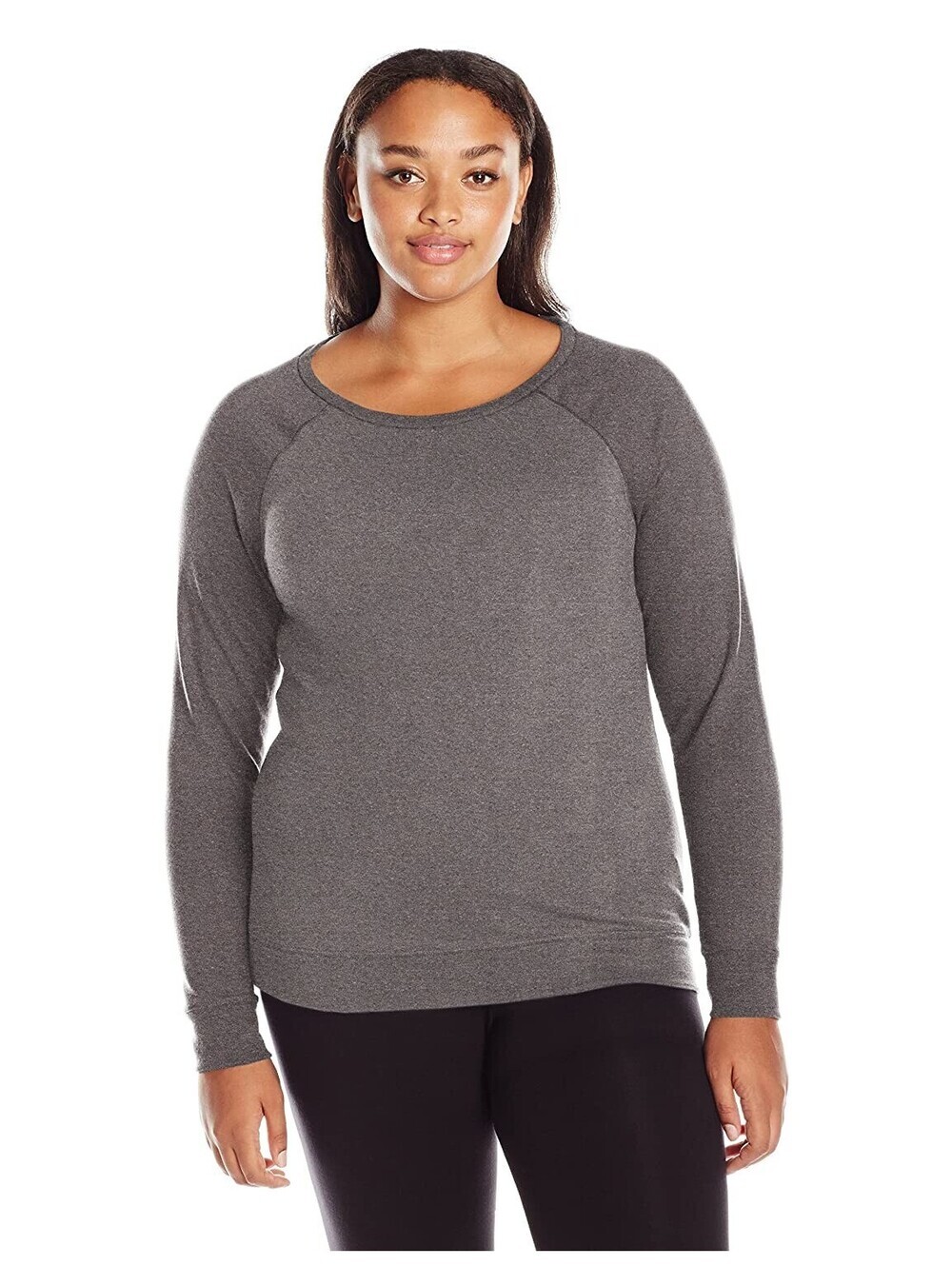 Champion Womens Activewear Plus Size French Terry Boat Neck Pullover Size 1X